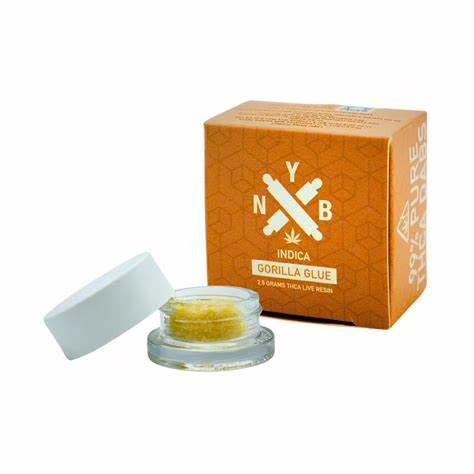 NYB Labs 99% Pure THCA Dab Live Resin Badder 2.5G / Original Glue (I)